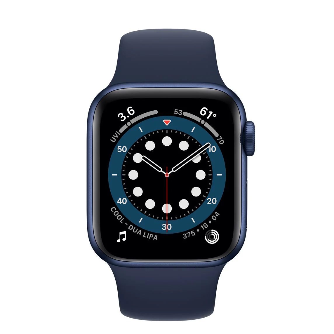 Watch Series 6 GPS + Cellular Aluminium Case 40mm - FACE ONLY – Blue